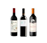vino tinto Ribera del Duero Protos 27, Arzuaga Crianza Ecológico y Malleolus pack de 3 botellas 75 cl
