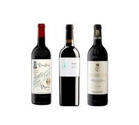 vino tinto Ribera del Duero Protos 27, Arzuaga Crianza Ecológico y Matarromera Crianza pack de 3 botellas 75 cl