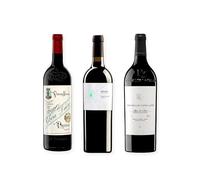 vino tinto Ribera del Duero Protos 27, Arzuaga Crianza Ecológico y Pago de los Capellanes Reserva pack de 3 botellas 75 cl