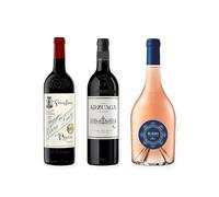 vino tinto Ribera del Duero Protos 27, Arzuaga Crianza y Elalba de Emilio Moro pack de 3 botellas 75 cl