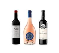 vino tinto Ribera del Duero Protos 3er Año, Elalba de Emilio Moro y Emilio Moro pack de 3 botellas 75 cl