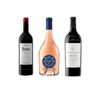 vino tinto Ribera del Duero Protos 3er Año, Elalba de Emilio Moro y Pago de los Capellanes Reserva pack de 3 botellas 75 cl