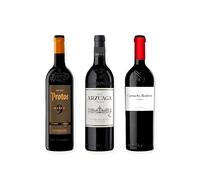 vino tinto Ribera del Duero Protos 9 Meses, Arzuaga Crianza y Carmelo Rodero Crianza pack de 3 botellas 75 cl