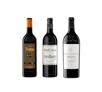 vino tinto Ribera del Duero Protos 9 Meses, Arzuaga Crianza y Pago de los Capellanes Reserva pack de 3 botellas 75 cl