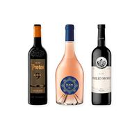 vino tinto Ribera del Duero Protos 9 Meses, Elalba de Emilio Moro y Emilio Moro pack de 3 botellas 75 cl