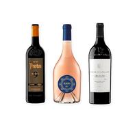 vino tinto Ribera del Duero Protos 9 Meses, Elalba de Emilio Moro y Pago de los Capellanes Reserva pack de 3 botellas 75 cl