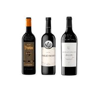 vino tinto Ribera del Duero Protos 9 Meses, Emilio Moro y Pago de los Capellanes Reserva pack de 3 botellas 75 cl