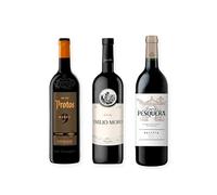 vino tinto Ribera del Duero Protos 9 Meses, Emilio Moro y Pesquera Reserva pack de 3 botellas 75 cl