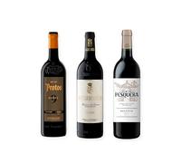 vino tinto Ribera del Duero Protos 9 Meses, Matarromera Crianza y Pesquera Reserva pack de 3 botellas 75 cl
