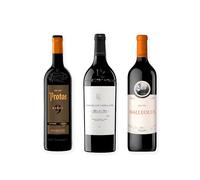 vino tinto Ribera del Duero Protos 9 Meses, Pago de los Capellanes Reserva y Malleolus pack de 3 botellas 75 cl