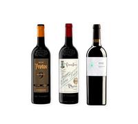 vino tinto Ribera del Duero Protos 9 Meses, Protos 27 y Arzuaga Crianza Ecológico pack de 3 botellas 75 cl