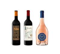 vino tinto Ribera del Duero Protos 9 Meses, Protos 27 y Elalba de Emilio Moro pack de 3 botellas 75 cl