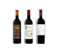 vino tinto Ribera del Duero Protos 9 Meses, Protos 27 y Pago de los Capellanes Crianza pack de 3 botellas 75 cl