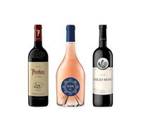 vino tinto Ribera del Duero Protos Reserva 5º Año, Elalba de Emilio Moro y Emilio Moro pack de 3 botellas 75 cl