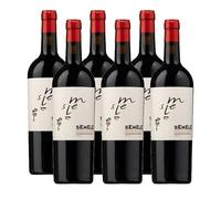 Vino Tinto Semele Crianza de 75 cl - D.O. Ribera del Duero - Bodegas Montebaco (Pack de 6 botellas)