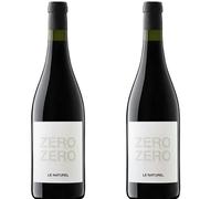 Vino Tinto sin Alcohol - ZERO ZERO Le Naturel - Pack 2 Botellas 75cl