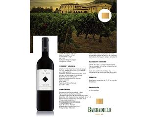 Vino tinto Vegal Real Vaccayos de 75 O. Ribera del Duero - Bodegas Barbadillo (Pack de 3 botellas)