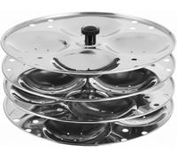 Vinod Idli - Soporte de acero inoxidable para 16 Idlis - 4 niveles/pisos - Fabricante de Idli de alta calidad adecuado para vaporizadores y olla instantánea | Para Idli, pasteles de arroz, tortitas y