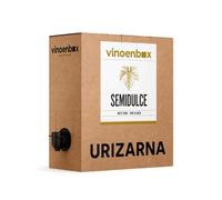 Vinoenbox- Vino Blanco Semidulce Bag-in-Box 5 Litros - Vino afrutado en caja con grifo | Práctico, sostenible y de larga conservación, equivale a 7 botellas