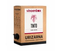 Vinoenbox - Vino tinto cosechero Bag in Box 15 litros Caja de vino tinto con grifo antigoteo, formato ahorro, práctico para consumo diario