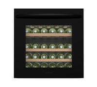 Vinoline 60cm 30 Botellas Vinoteca Bajo Encimera 1 Zona Negro