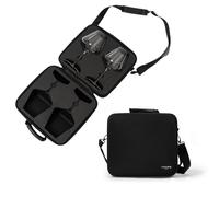 VINOPIE 2 fundas de transporte para copas de vino, funda de viaje duradera con inserciones de espuma EVA, compatible con Zalto, Spiegelau, Gabriel Gold Series (vasos no incluidos)