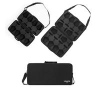 VINOPIE Funda de transporte grande duradera para copas de vino con inserciones de espuma EVA, para copas de vino Zalto, Spiegelau, Josephine, 4 piezas (copas de vino no incluidas)