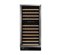 Vinoteca 111 botellas vinobox 110 gc 2t inox de libre instalación o encastrable dos zonas de temperatura