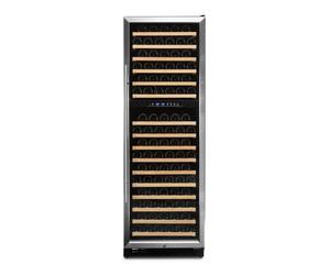 Vinoteca 166 botellas vinobox 168 gc 2t inox de libre instalación o encastrable dos zonas de temperatura