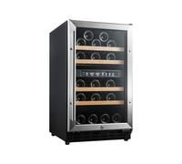 Vinoteca 32 botellas vinobox 40 gc 2t inox de libre instalación o encastrable dos zonas de temperatura