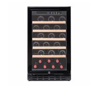 Vinoteca 34 botellas vinobox 40 gc 1t negro de libre instalación o encastrable mono temperatura