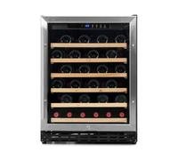 Wine Cellar 50 Bottles Stainless Steel CHR 1T - Vinobox - 132 Glass