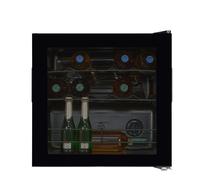 Exquisit Ws1-12-Gt-030G - Vinoteca 12 Botellas 49.2X48x44cm Color Negro