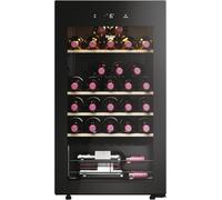 Haier Wine Bank 50 Serie 3 HWS34GGH1 Nevera de vino Independiente Negro 34 botella(s)