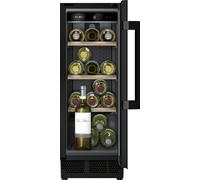 Siemens iQ500 KU20WVHF0 enfriador de vino Nevera de vino Integrado Negro 21 botella(s)