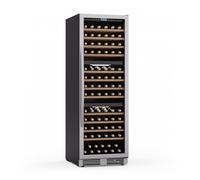 Vinovilla 60cm 143 Botellas Vinoteca Bajo Encimera 3 Zonas Plata
