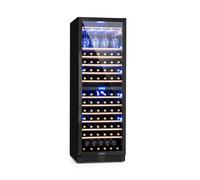 Vinovilla 60cm 162 Botellas Vinoteca Bajo Encimera 2 Zonas Negro