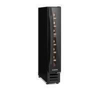 Vinovilla 7 Built-in Onyx Frigorífico integrado para vinos cristal negro Acero inoxidable