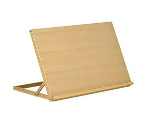 Vinsetto Caballete de mesa A2, tablero de dibujo de madera, tablero de estación de trabajo de escritorio ajustable para artistas y artesanos, caballete portátil de madera de haya para pintura, bocetos