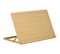 Vinsetto - Caballete de mesa de madera para tamaño A2, caballete de mesa ajustable de madera de haya, tabla de dibujo plegable y portátil, para adultos, principiantes, pintores, madera natural