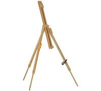 Homcom - Caballete de pintura plegable de madera
