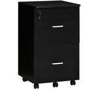 Vinsetto Cajonera de oficina 43x45x72 cm negro