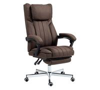 Vinsetto Silla De Masaje Con 6 Puntos De Masaje Control Remoto Marrón Oscuro