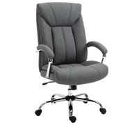 Vinsetto Silla de Oficina con Función de Balanceo Sillón ergonómico con Reposabrazos Acolchados Reposacabezas Altura Ajustable Aosom España