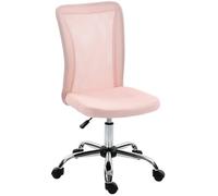 Vinsetto Silla de Oficina ergonómica Altura Ajustable, Rosa