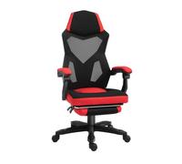 Vinsetto Silla Gaming Ergonómica Reclinable Roja/Negra