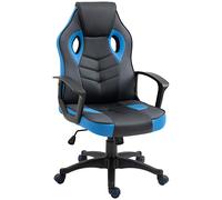 Vinsetto Silla Gaming Silla de Oficina Giratoria con Ruedas en Piel Sintética Aosom España