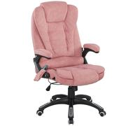 Vinsetto Silla Oficina con Masaje de 6 Puntos con Función Basculante con Calefacción Altura Ajustable