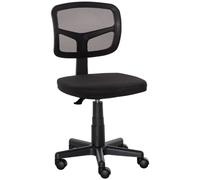 Vinsetto Silla Oficina Ergonómica Giratoria Altura Ajustable Negra