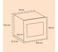 Vinsider 36 Quartz Edition nevera para vinos 2 zonas de enfriamiento 5-22°C 85l